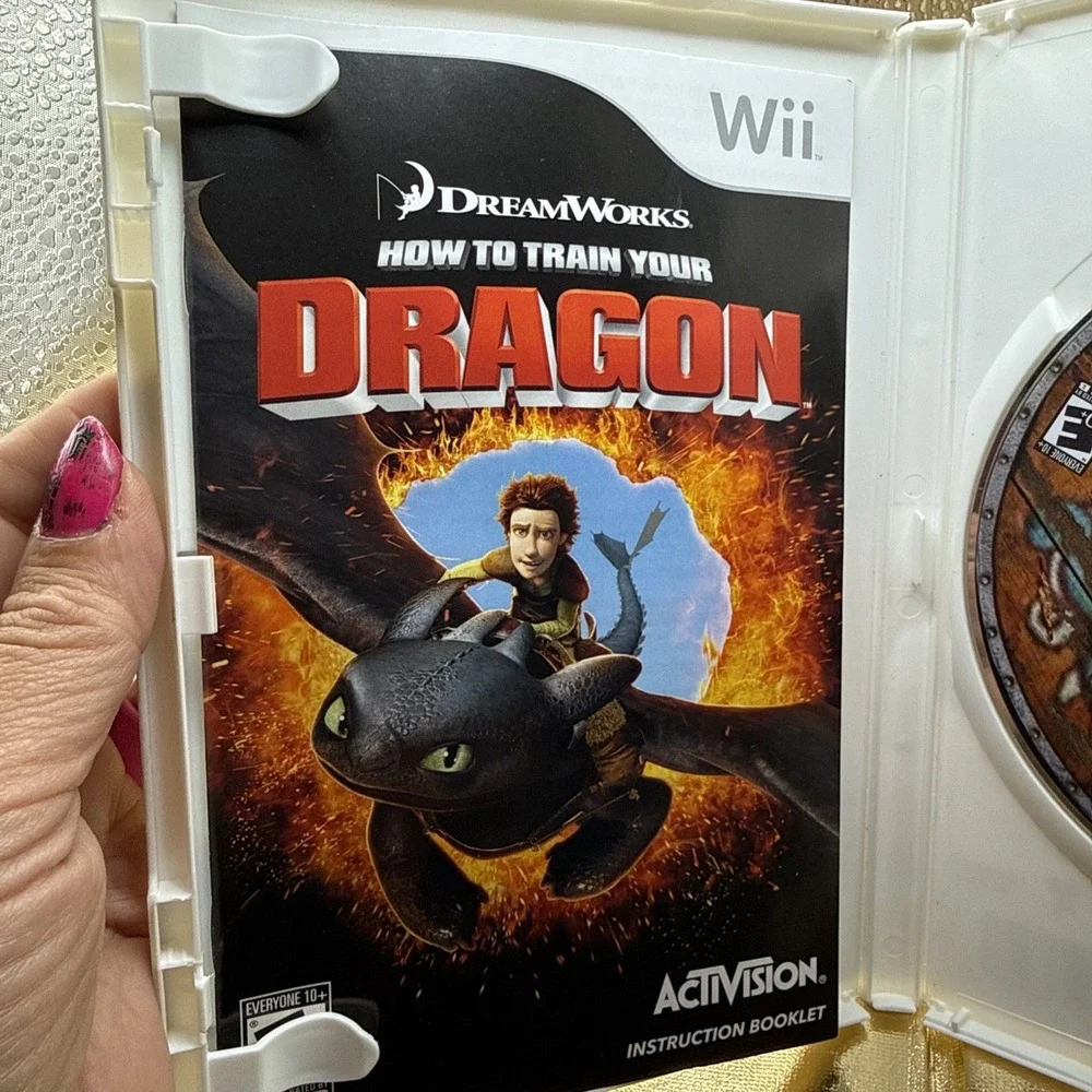 How to Train Your Dragon (Nintendo Wii, 2010) CIB Tested And Working